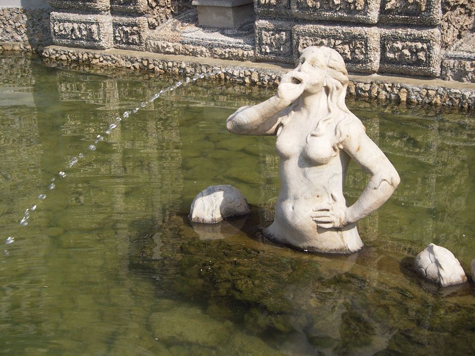 Villa della Regina- dettaglio dei giochi d'acqua