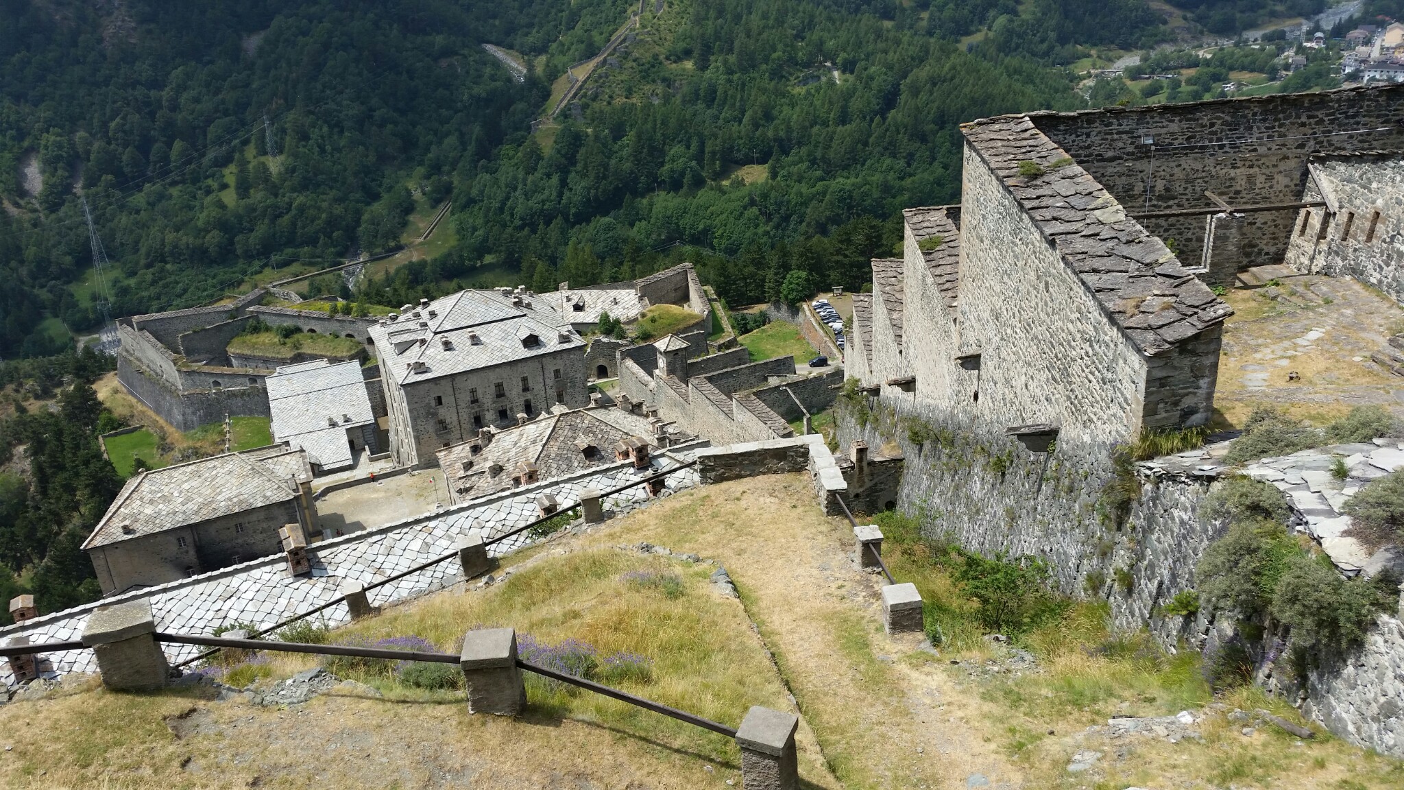 Nella fortezza di Fenestrelle, la salita reale al Forte delle Valli e la discesa per la Scala delle Traverse - IV parte