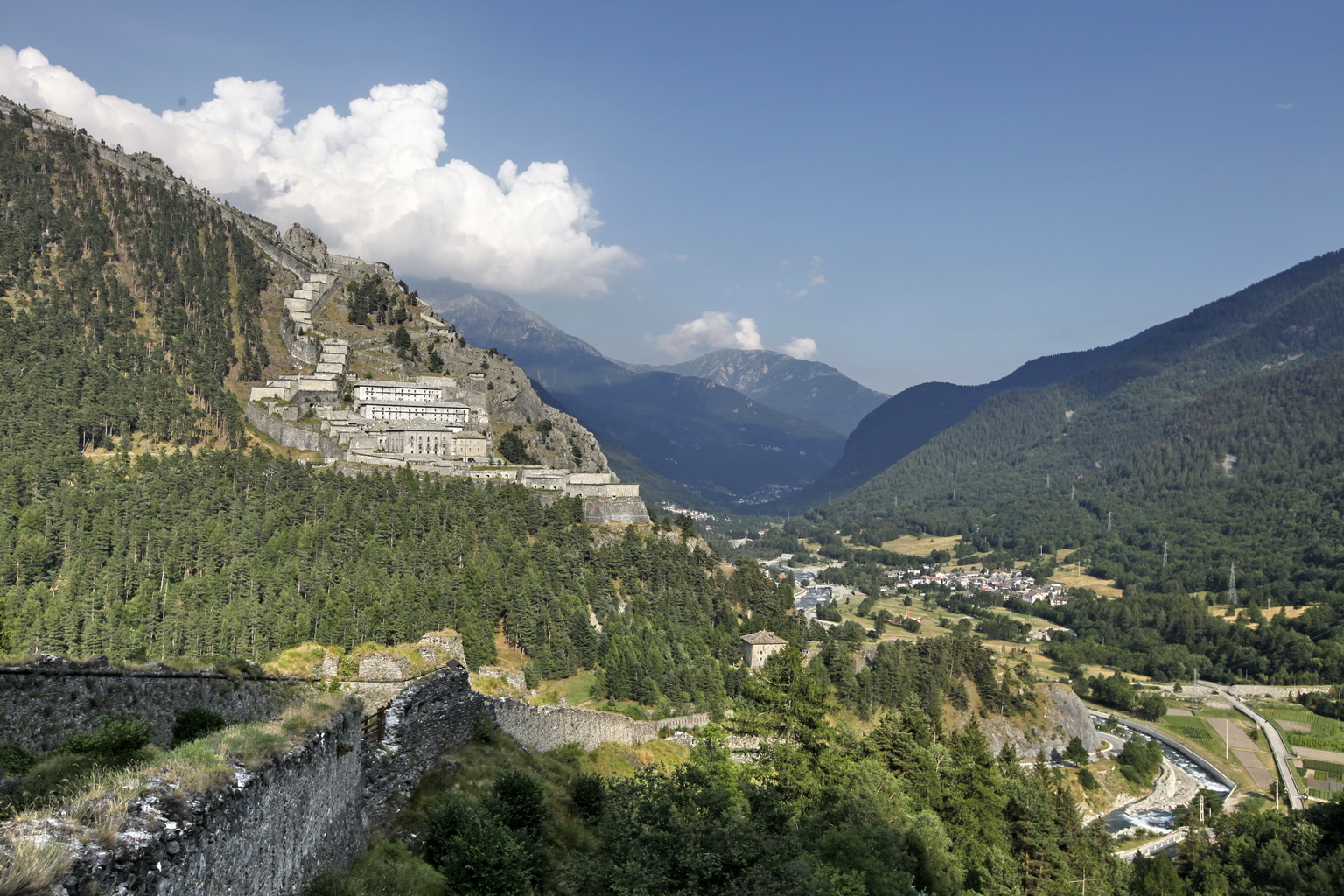 Veduta del complesso fortificato