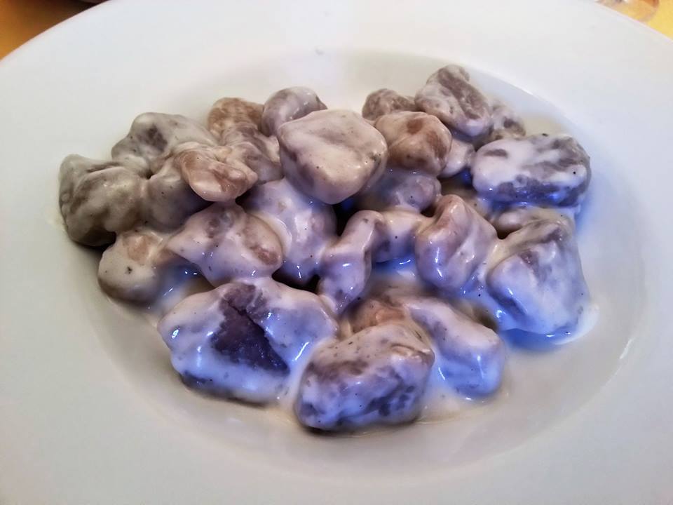Gnocchi con patate viola